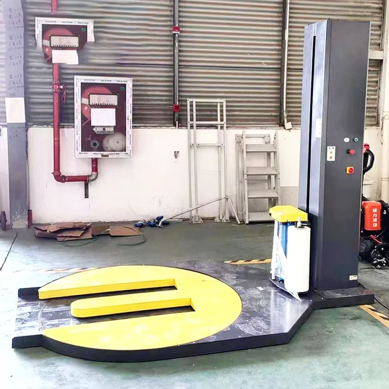 M Type Pallet Wrapping Machine Stretch Wrap Machine for Pallet Truck Load Product Pallet Stretch Wrapping Machine