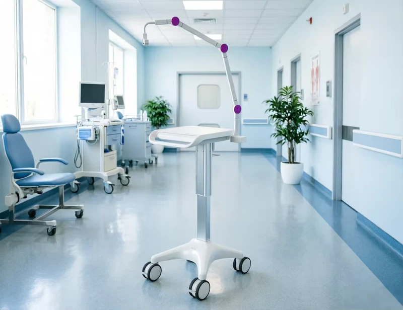 M6 ICU Hospital Portable Ventilator Medical Trolley