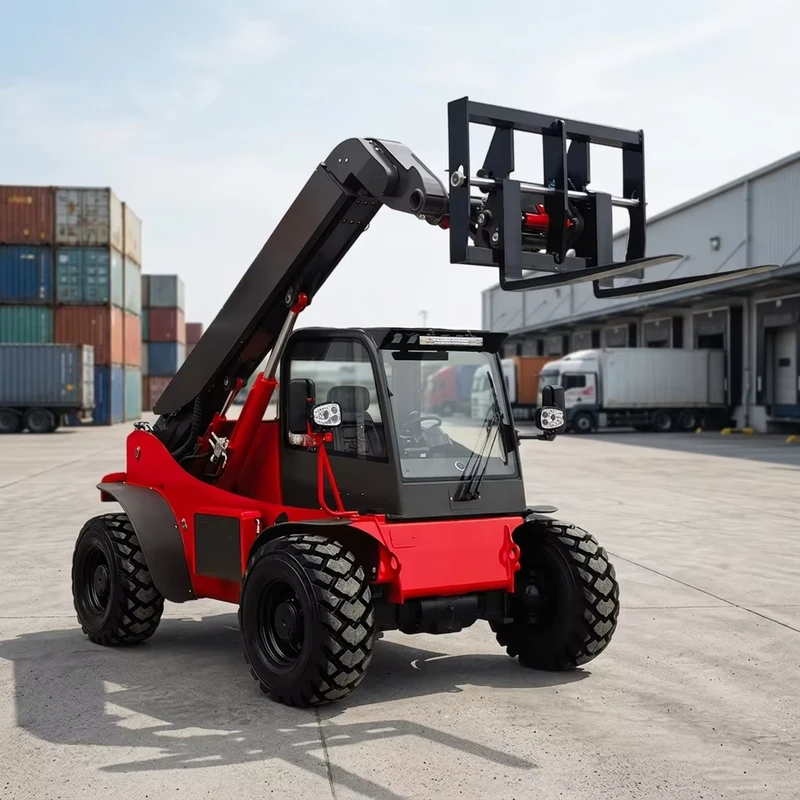 M630 3 Ton 6m 4×4 Full Wheel Crab Steering Telescopic Boom Diesel Powered Pallet Truck Container Handler