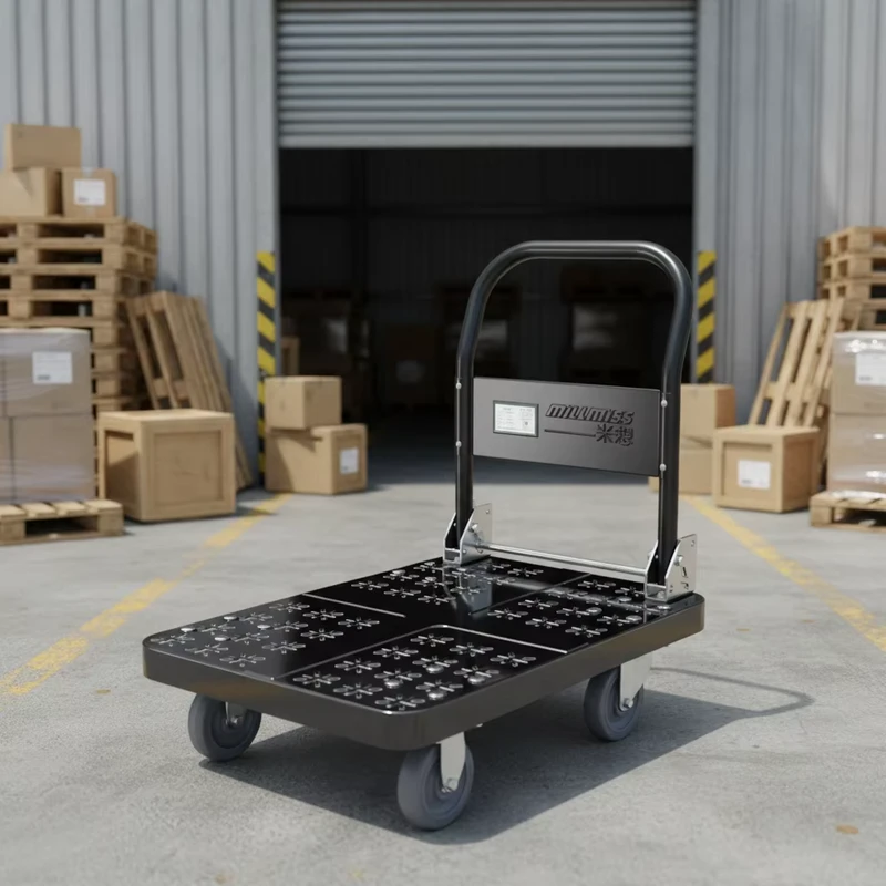 MBC 042 Multi Purpose Hand Trolley Material Handling Trolley Cold Storage Trolleys Heavy Duty Steel Hand Carts Trolleys