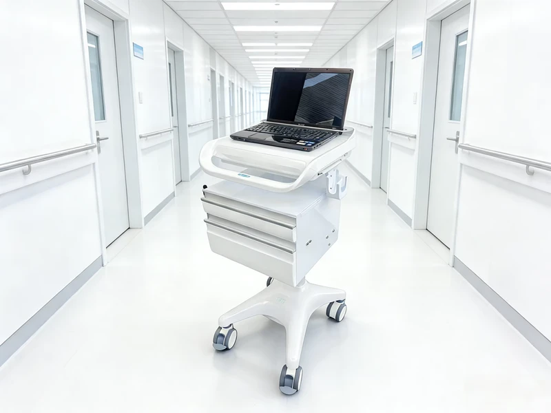 MEDEN M6 Hospital Examination Trolley Mobile Patient Record File Cart with 3 Year Warranty