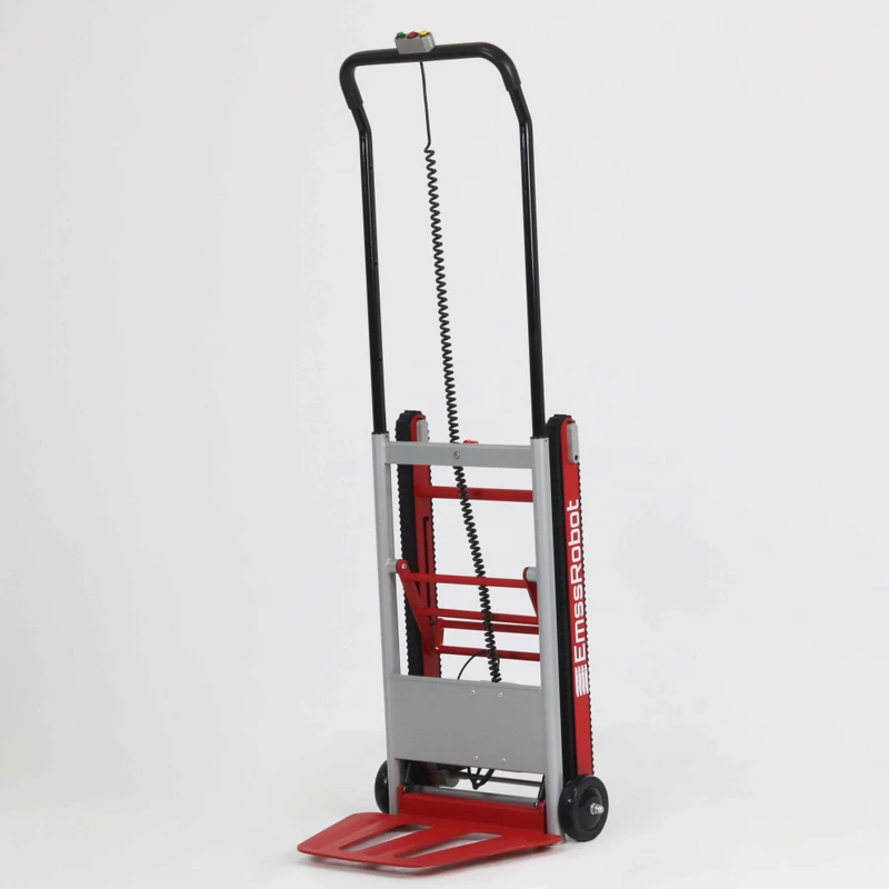 MINI Industrial Platform Shopping Transportation Trolley Aluminium Electric Foldable Stair Climbing Hand Truck