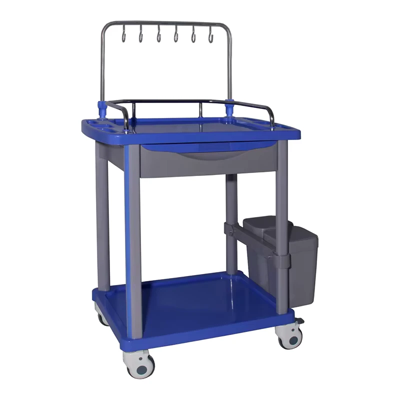 MN IC001 Infusion Treatment Cart ABS Dressing Trolley