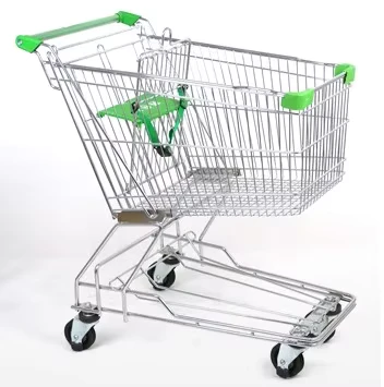 MOQ 20 PCS 85L Supermarket Trolley Manufacturers Shopping Cart Trolley