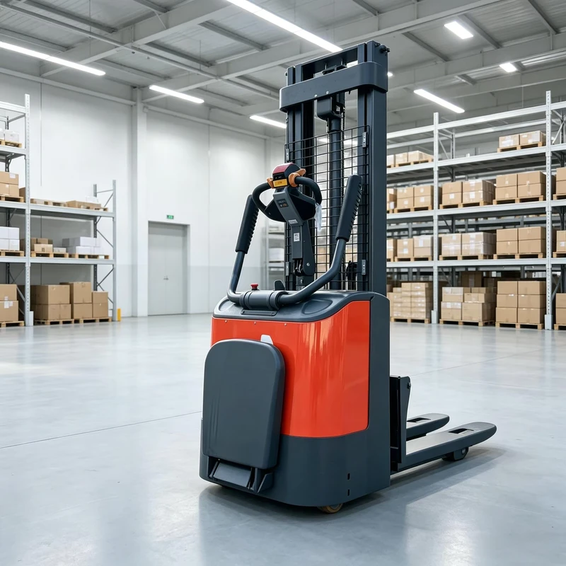 Maintenance Free 1.5 Ton 1500kg Brushless AC Drive Motor System Highly Efficient Warehouse Loading Tool Electric Pallet Stacker