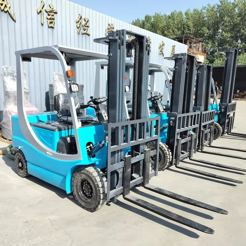Manual Durable 3.5-ton Small Forklift Mini Electric Forklift Three-point Machinery Repair Shops Manual Telescopic