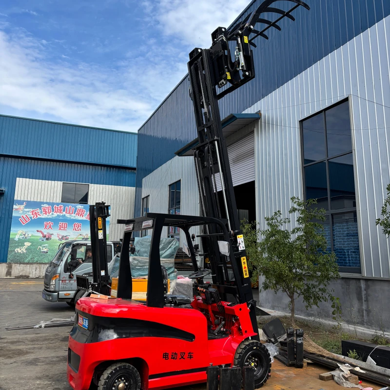 Manual Electric 2 Tons Lithium Battery Manual Power Four Wheel Forklift China New Energy Forklift