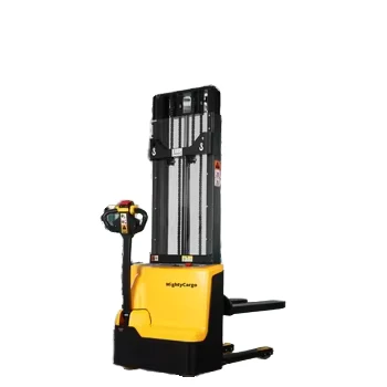 Manual Forklift 1 Ton Mini Fork Lift DC Motor Pallet Stacker 1.5 Ton Stacker Lift