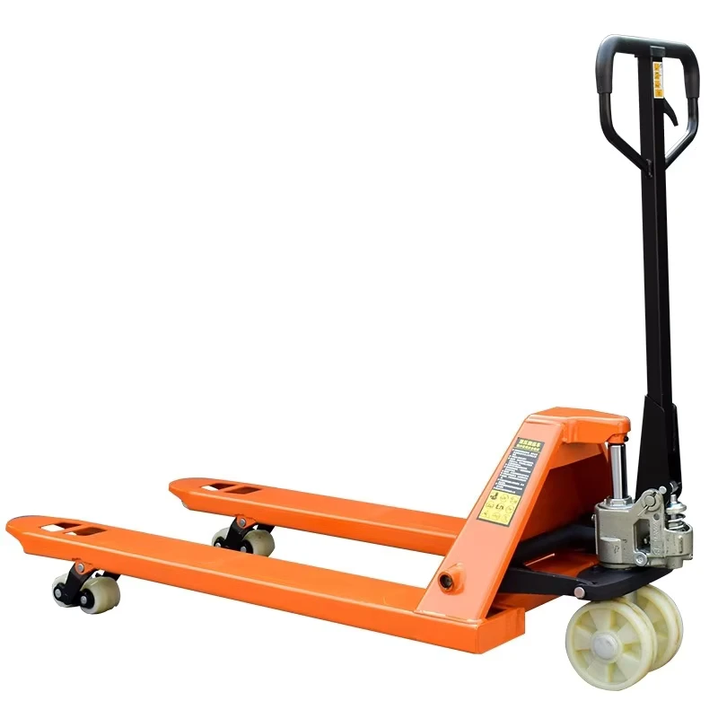 Manual Forklift Lifting Pallet Hand Push High Ground Cow Hydraulic 2 3 Ton Thickened Durable Q355 Steel 3 Year Warranty