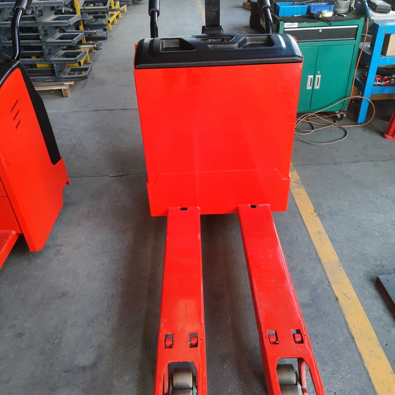 Manual Hand Electric Walk Behind Pallet Forklift Stacker 1.6m 2m 3m 500 Kgs With Weighting System Electronic Weight