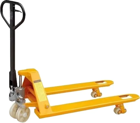 Manual Hand Pallet Truck Manual Lifter 2000kg Capacity Indoor Outdoor Use Nylon PU Forklift