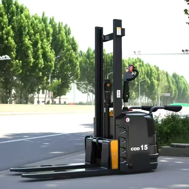 Manual Hand Stacker 3000Kg 3Ton Pump Weigh Hydraulic Trolley Price Guarantee Quality High