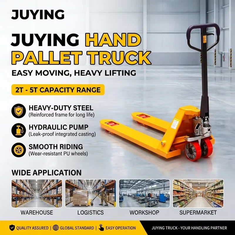 Manual Hydraulic Forklift 2 5 Tons Low Lift Pallet Truck With 550 685 Fork Type And 1150 1200 Fork Length
