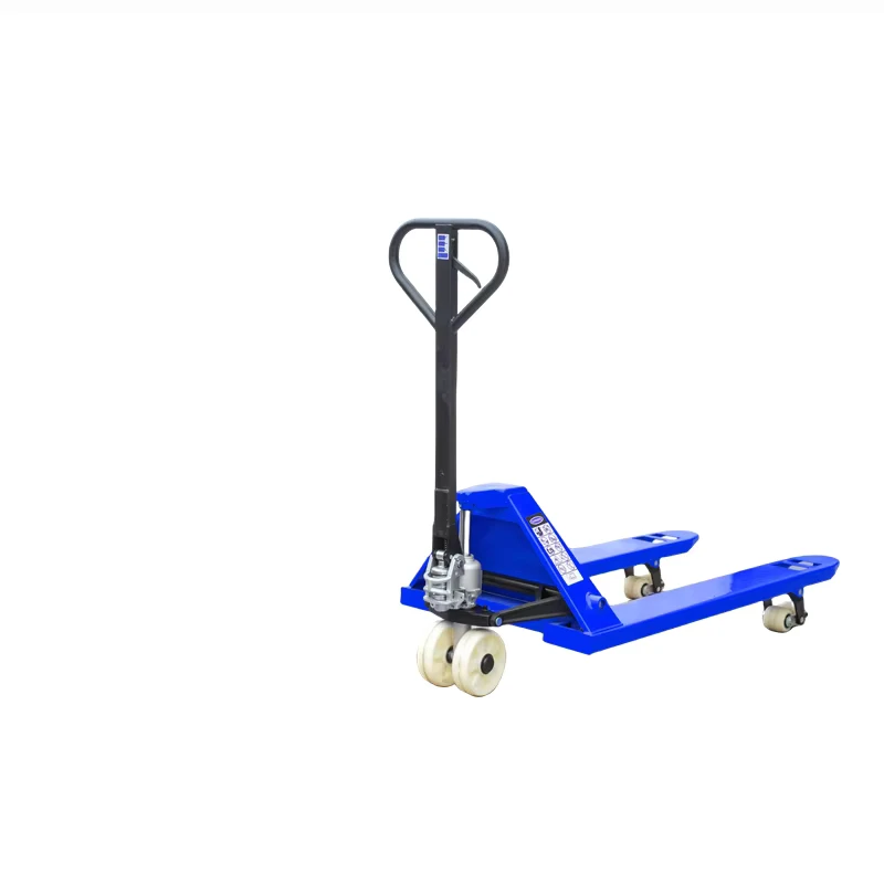 Manual Hydraulic Forklift Hand Pallet Jack 2500-5000kg Load Capacity Nylon PU Rubber