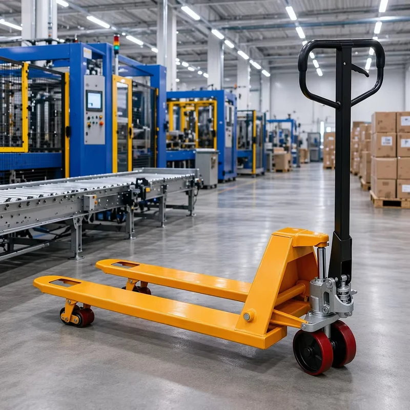 Manual Hydraulic Pallet Truck 3 Ton Capacity with Silent PU Nylon Wheels Hand Pallet Jack
