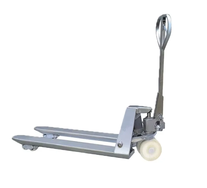 Manual Lift Forklift Jack Trans Pallet Trolley 5 Ton Stainless Steel Hand Pallet Truck