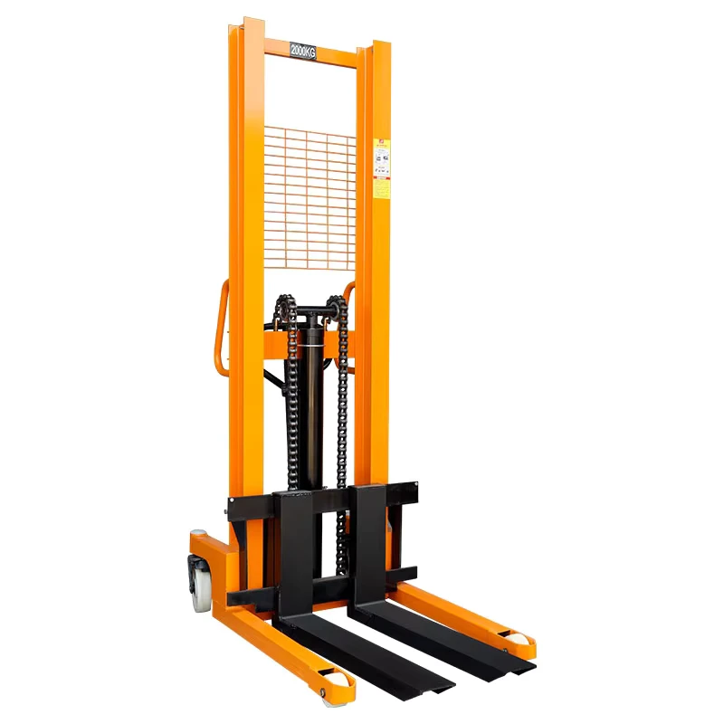 Manual Pallet Forklift 3 Ton Hydraulic Stacker 1.6 Meter Forklift Truck for Restaurant Use