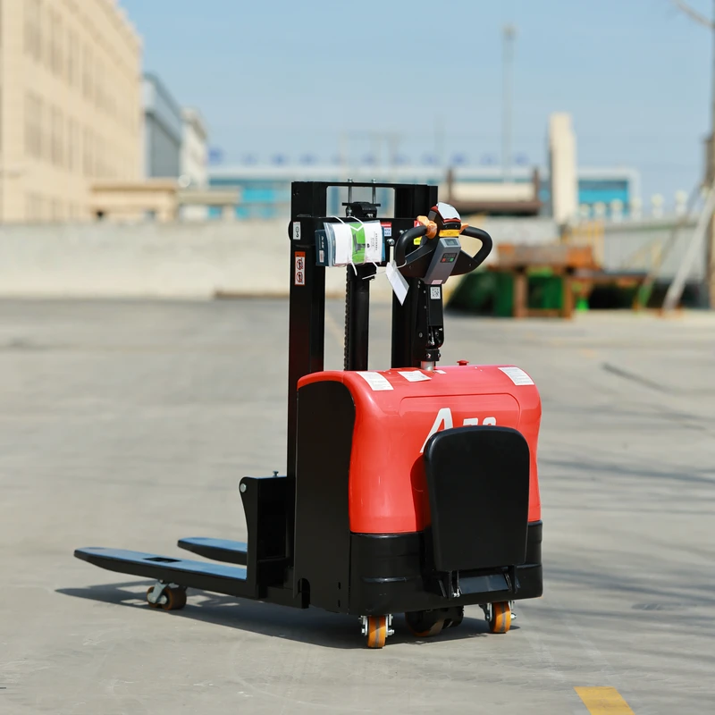 Manual Pallet Stacker 1 Ton 1.5 Ton 2 Ton Electric Stacker for Warehouse 3M Lift Height