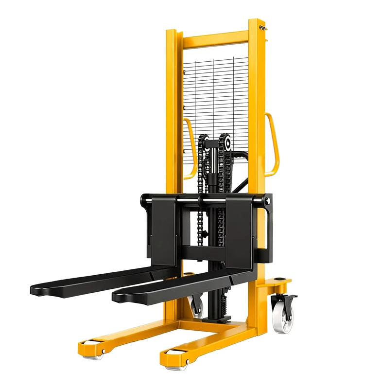 Manual Pallet Stacker Forklift 1-3 Ton 1600mm Lifting Height Outdoor Use Hand Pallet Handling Equipment