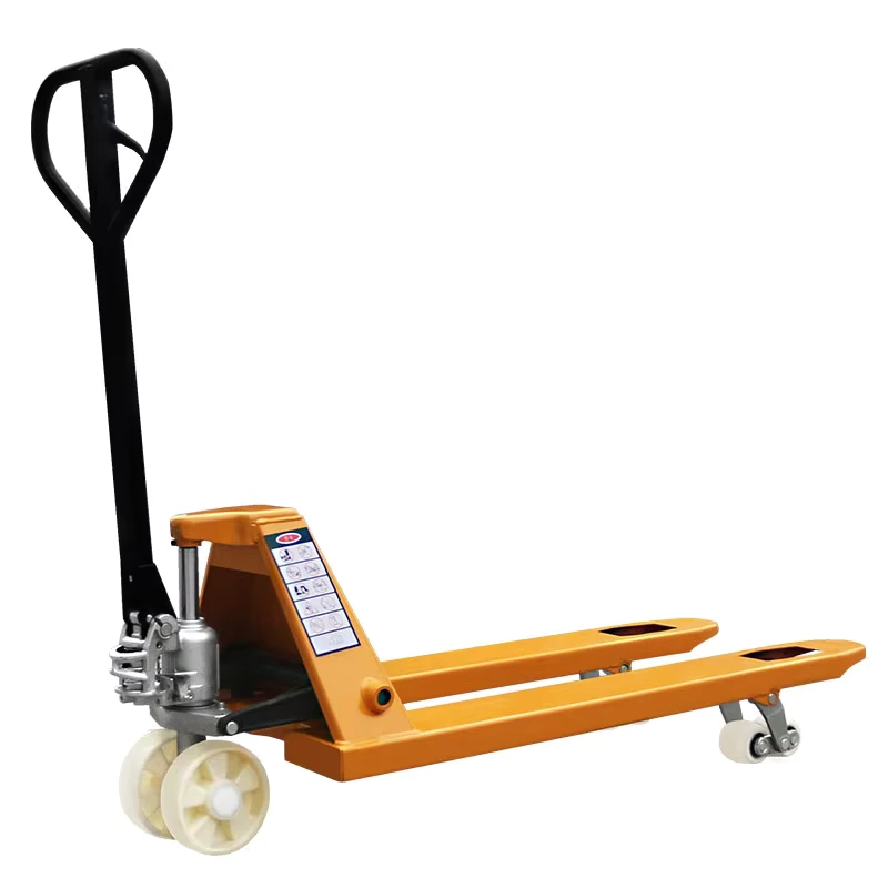 Manual Pallet Truck 3000kg Capacity Hand Operated Forklift 82mm Lifting Height 1100mm Fork Length 550mm Fork Width 1
