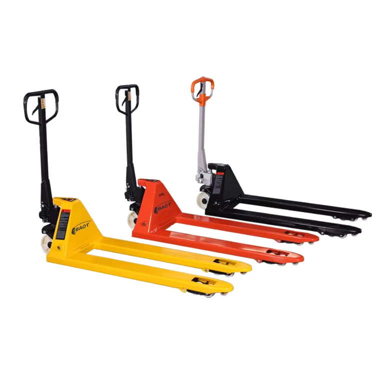 Manual Pallet Truck with Hand Lift Drive Stainless Steel 1-10T Capacity for Euro Pallets