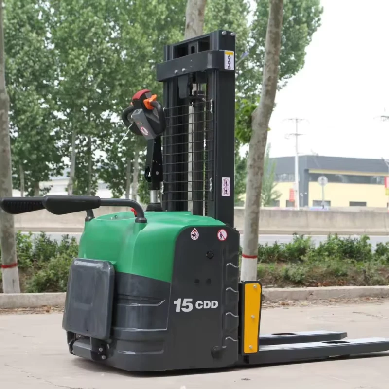 Manual Semi fork Fully Electric Lifting Counterbalanced Straddle Mini Pallet Forklift Lead Acid Battery Hydraulic Manual