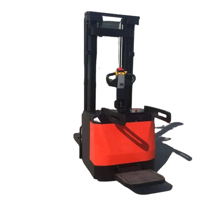 Manual Stacker Electric Forklift Used in Warehouse