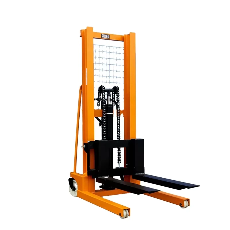 Manual Stacker Manual Lifter Hydraulic Manual Stacker Forklift 0.5 Ton Height 6 Lifting Tools Thin Manual Lift High Efficiency