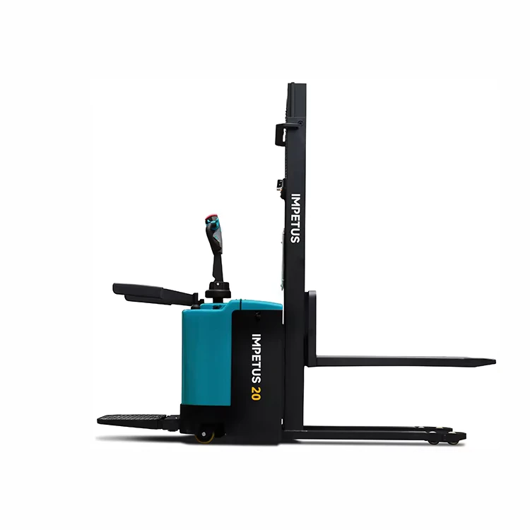 Manual Stacker Series Portable Pallet Forklift Electric Aluminum 6m 2000kg 1 2 3Ton Truck
