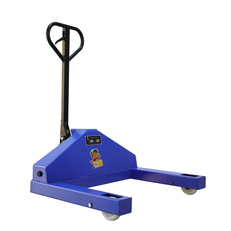 Manual Tyre Forklift Handling Machine Warehouse Using Hand Pallet Truck