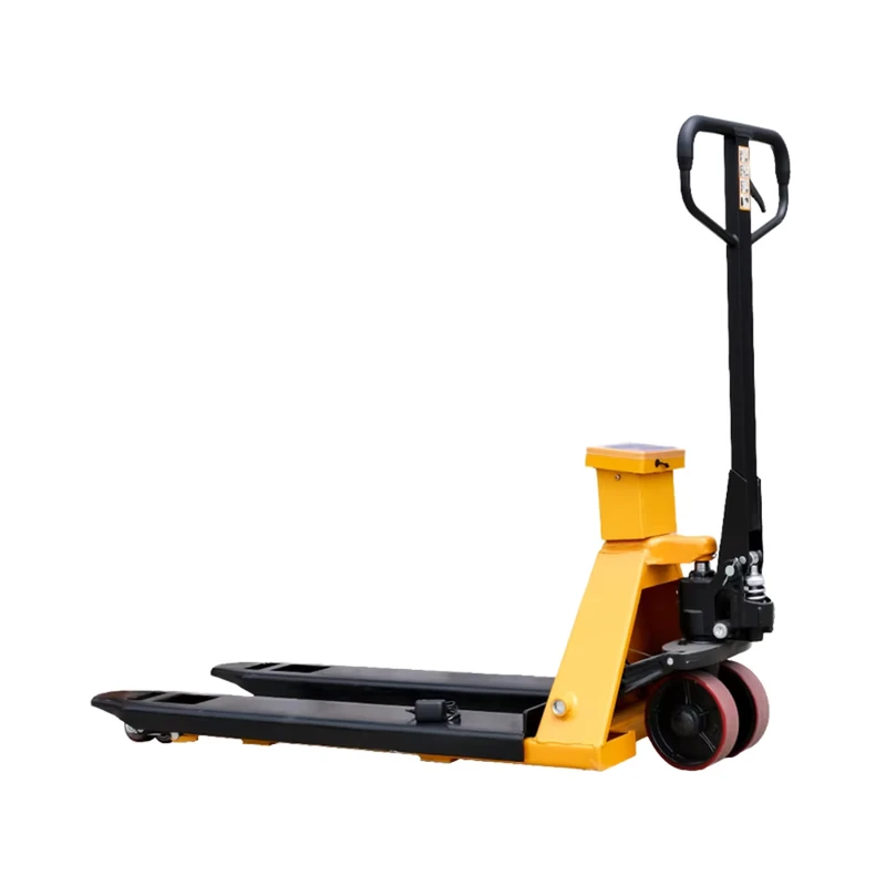 Manuel Hand Pallet Truck 3.0 Ton Loading Capacity 2ton 2000kg Manual Forklift with Scale Heavy Duty