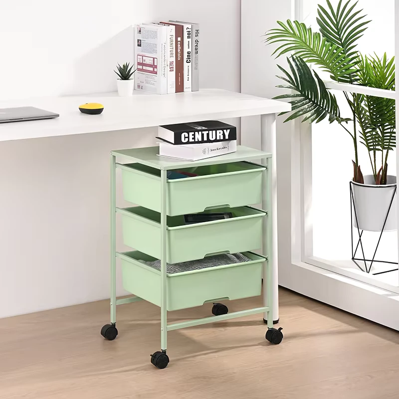 Manufacturer Home Storage Trolley Household DIY 3 Drawer Rolling Storage Organizer Cart