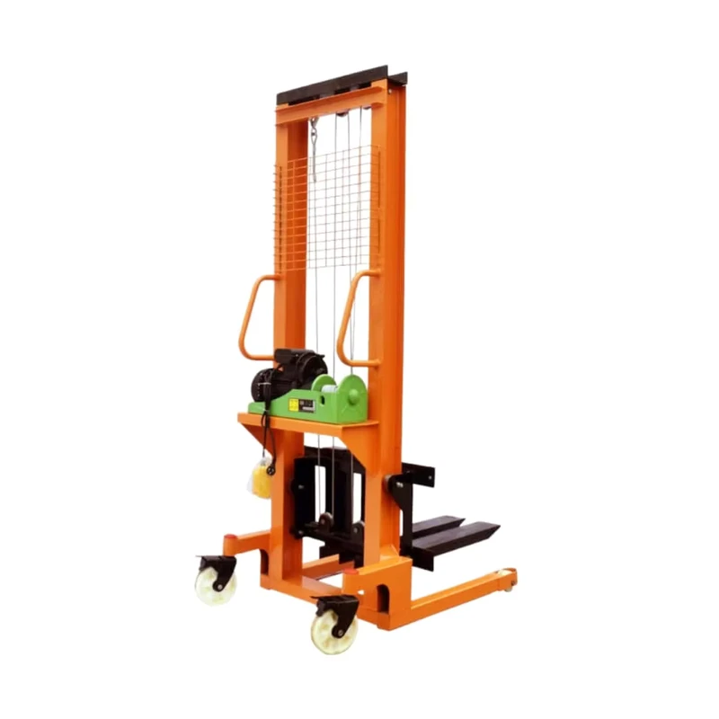 Material Handling Manual Lift Truck Stacker Electric Loading Forklift Lifting Platform 1 Ton 2 Tons 3 Tons