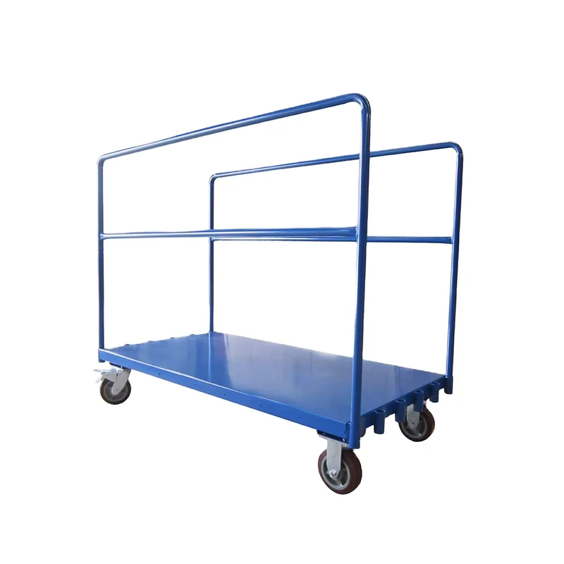 Mattress Moving Trolley Four Wheel Carbon Steel Custom Made Heavy Duty Handcart Industrial Storage Platform Shopping Cart