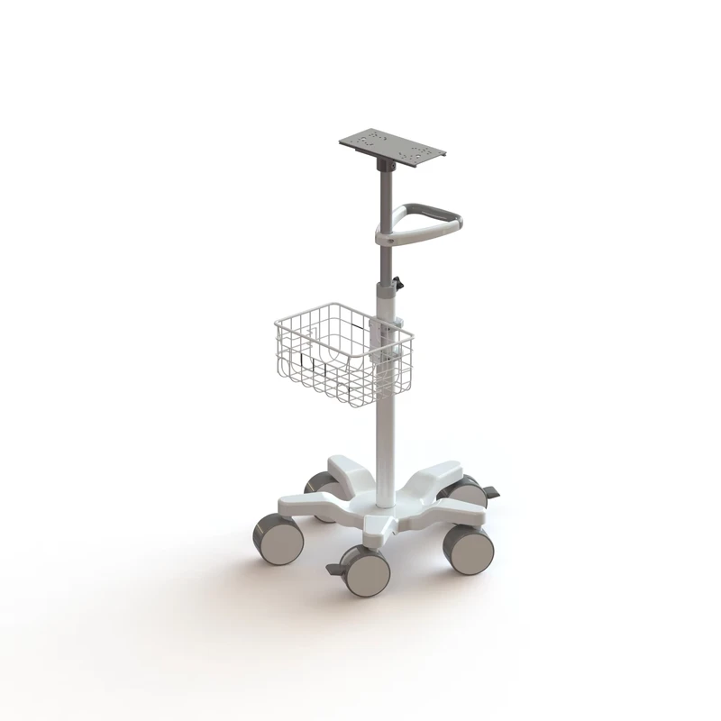 Medical Computer Cart Trolley with Medical Nursing Height adjustable Design Multifunctional Hospital Trolley