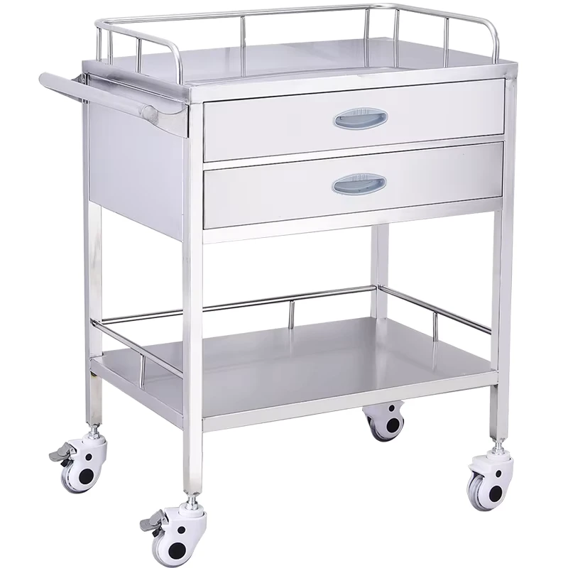 Medical Equipment Cart Clinical Hospital IV Treatment Trolley