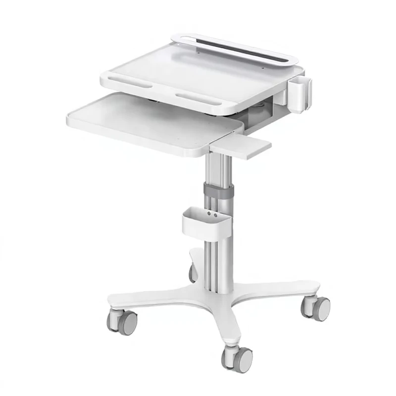 Medical Laptop Table Cart for Dental & Beauty Salon Use Mobile Oral Scanner Holder for Clinics Hospitals Made Medical Material