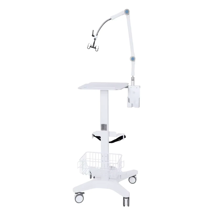 Medical Mobile Ventilator Cart with Ergonomic Adjustable Arm for Breathing Equipment