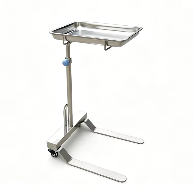 Medical Professional Cart Surgical Instruments Hospital Mayo Trolley DT 1 Year Warranty Stainless Steel U Type