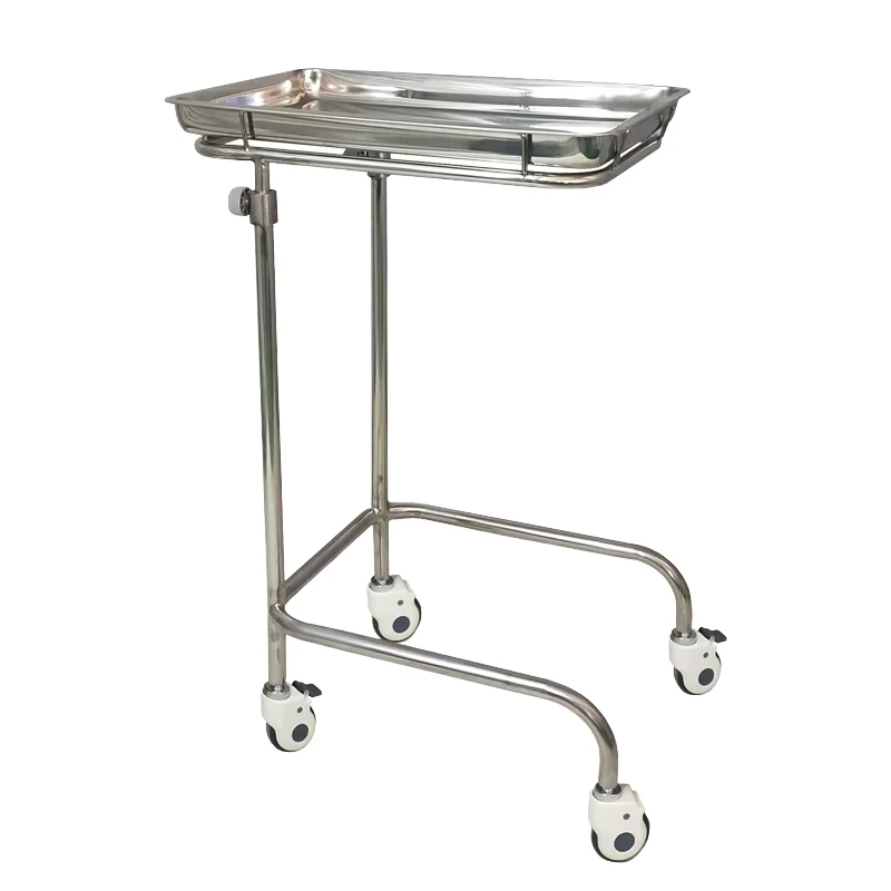 Medical Trolley MN SUS007 304 Stainless Steel Class II Medical Trolley for Surgical Instruments Hospital Furniture ISO Approved