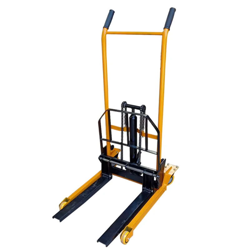 Mini Foldable Forklift Portable Manual Pallet Truck Lightweight Compact Home-use Lift Truck Vehicle-mounted Forklift