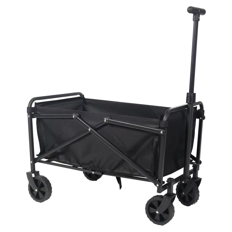 Mini Foldable Wagon Cart Lightweight Collapsible Utility Cart with Custom Logo for Outdoor & Shopping