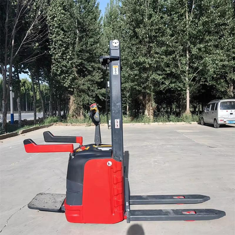 Mini Pallet Stacker Truck Manual Lift Stacker Forklift Manual Hand Lift Forklift