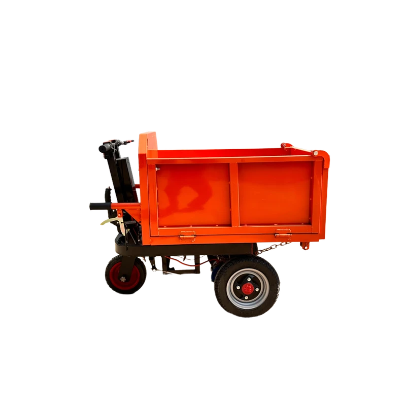 Mini Three Wheel Electric Farming Trolleys Cart Hopper Construction Dumper Hand Truck Ash Hopper OEM