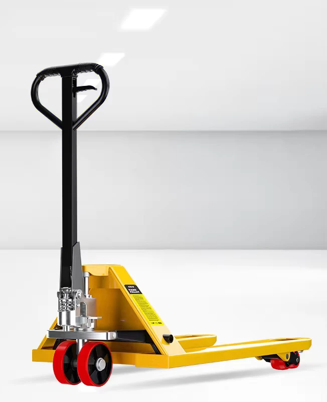 Mini Warehouse Manual Forklift Pallet Stacker Small Folding Design 0.2ton Capacity for Warehouse Material Handling