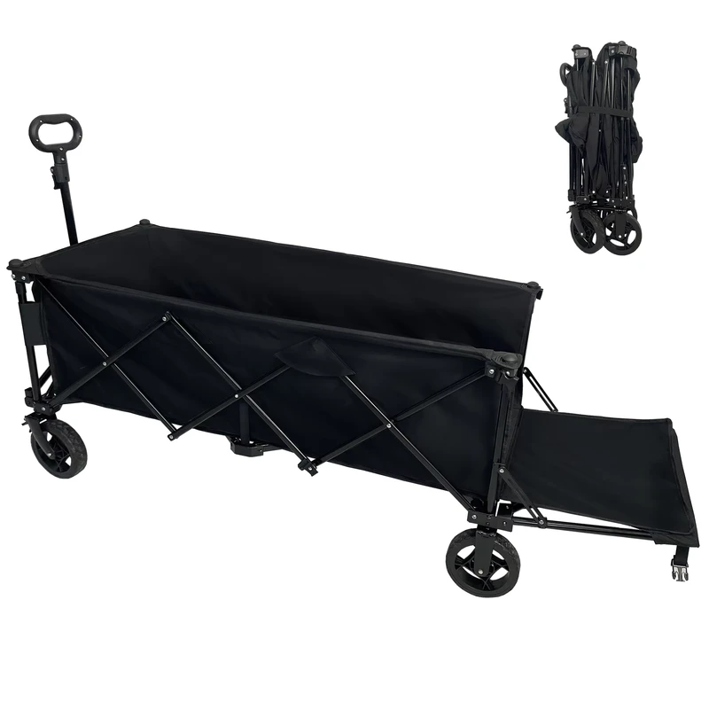Mobile 4 Wheels Shopping Collapsible Folding Cage Trolleys for Market Shopping for Kid Extend Hand Carts & Trolleys