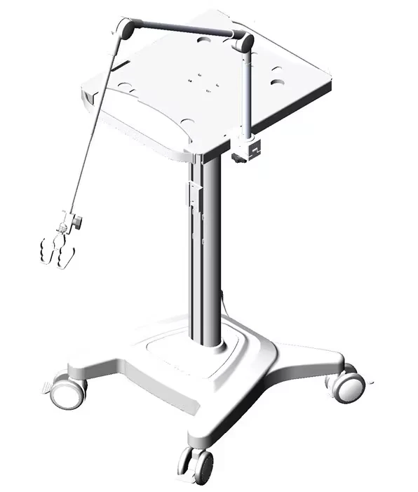 Mobile Surgical Trolley Professional Medical Trolley for VELA Device Hospital ICU Trolley Modern ABS Clinic Durable 4 Castor