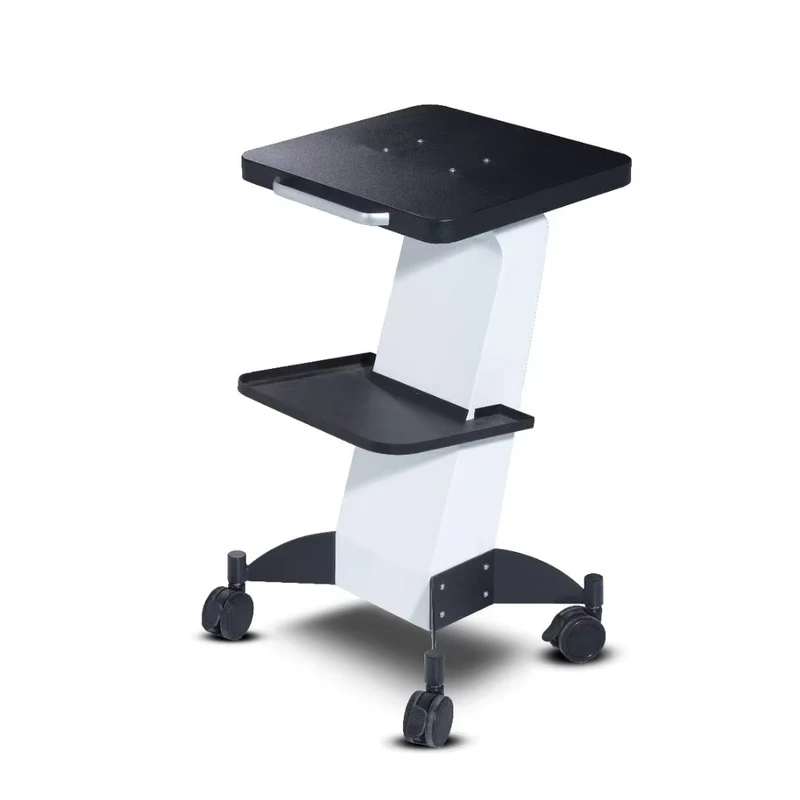 Modern ABS Material Portable Laser Facial Beauty Machine Cart Salon Makeup Rolling 4 Wheel Case Trolley