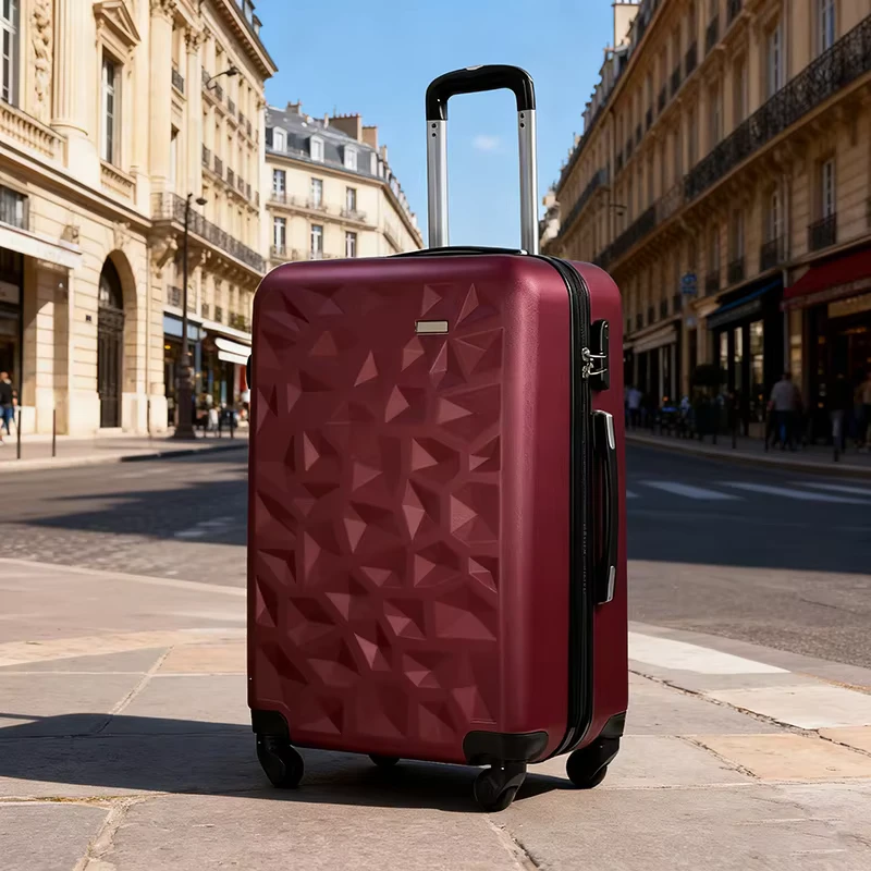 Modern Artistic Lightweight ABS Large Capacity Trolley Luggage Sets for Citywalk