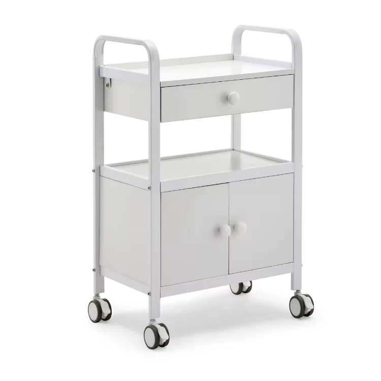 Modern Barber Salon Hairdressing Facial Manicure Tool Storage Hair Salon Trolley